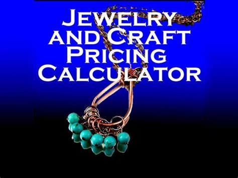jewelry  craft pricing calculator easy   excel