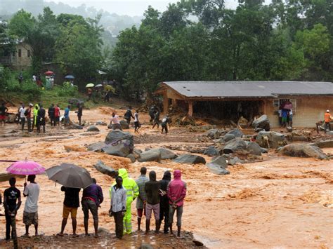 As Rain Keeps Falling, Sierra Leone Scrambles To Find Mudslide