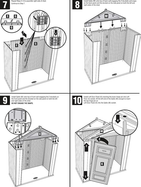 Rubbermaid Storage Shed Assembly | Dandk Organizer