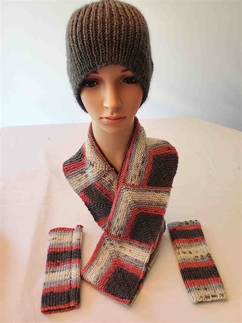 50 Shades of Grey Scarf-Geometric Collection – Treasured Knits