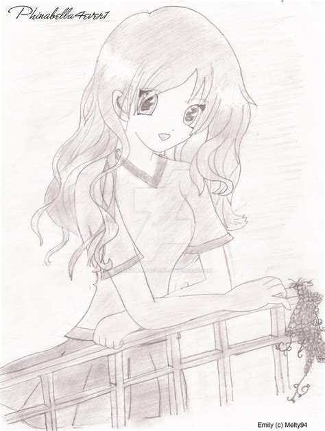emily anime  phinabellaever  deviantart