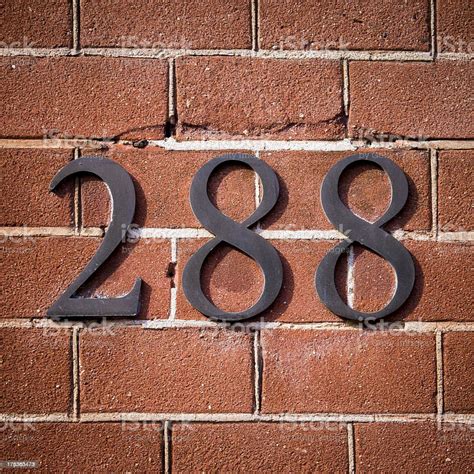 House Number 288 Stock Photo - Download Image Now - House Address ...