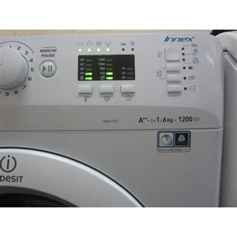 Test Indesit XWA61252W FR Innex Push & Wash - Lave-linge - UFC-Que Choisir