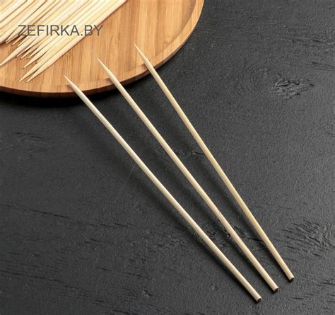 Шпажки деревянные 30см, 100шт - купить по лучшей цене в Жодино от ...