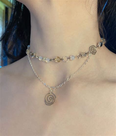 Stars and Swirls Y2k Choker/necklace - Etsy