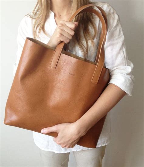 Brown Leather Tote Handbags | semashow.com