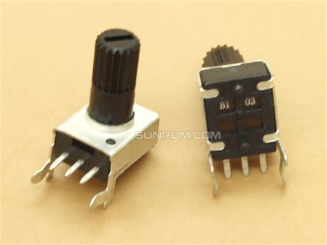 10K (103) L=20mm R/A Potentiometer (Volume Control) RV09 Horizontal ...