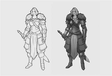 Warrior Sketch Concept by JSmal on DeviantArt
