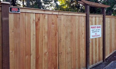 Hewett Lake Security Privacy Fence with Gate - AJB Landscaping & Fence