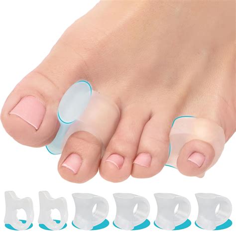 Gel Toe Spacers for Toe Alignment - 4 Separators, Toe Straightener and Corrector in Nepal at NPR