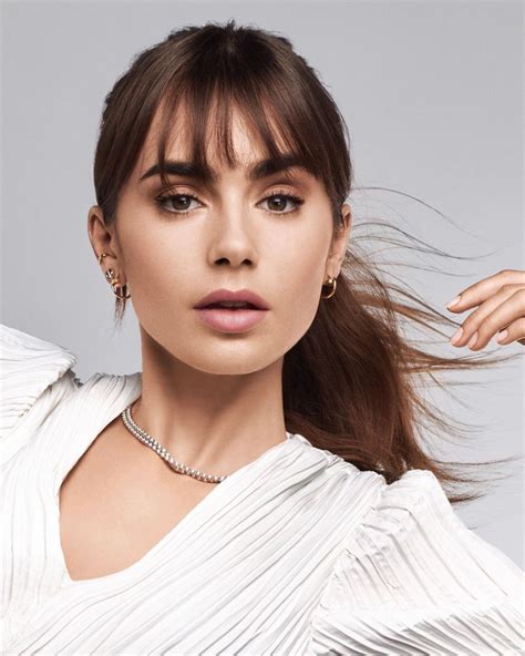 LILY COLLINS for Lancome Tien Idole Ultra Wear, November 2022 – HawtCelebs