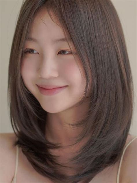45+ Trendy Korean Shoulder Length Hairstyles and Haircuts to Inspire ...