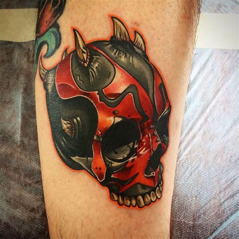 Тату череп цветной - фото салона Tattoo Times, узнай цену на сайте.