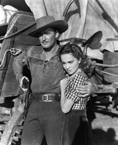 Still from ''Dodge City''1939 Errol Flynn and Olivia DeHavilland
