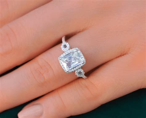 cushion cut 2 ct engagement ring 10