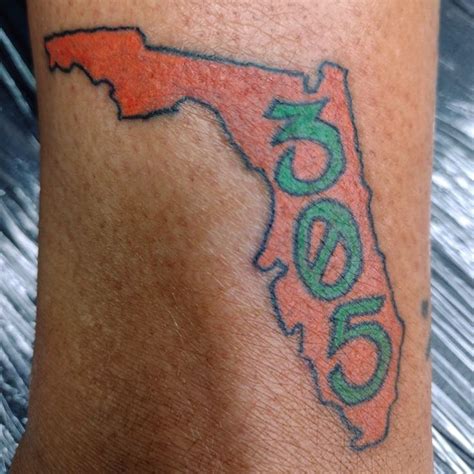 305 Florida Tattoo | Florida tattoos, Tattoos, Tattoo designs