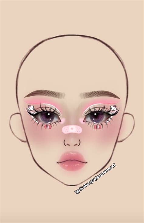 Hello kitty makeup
