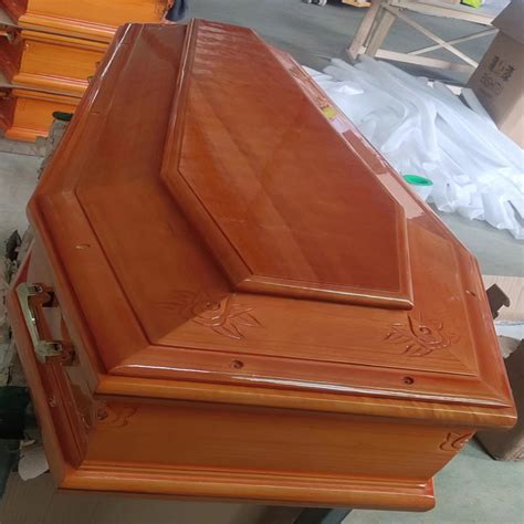 Hot Sales Wooden Coffin Dimensions Trumny Funeral Supplies - China ...