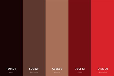 brown color palettes  names  hex codes creativebooster