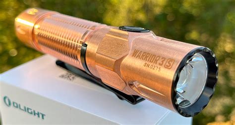 Olight Warrior 3S: Copper Bright Light | Knife Informer