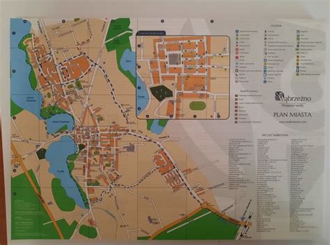 WĄBRZEŹNO PLAN MIASTA | Wąbrzeźno | Kup teraz na Allegro Lokalnie