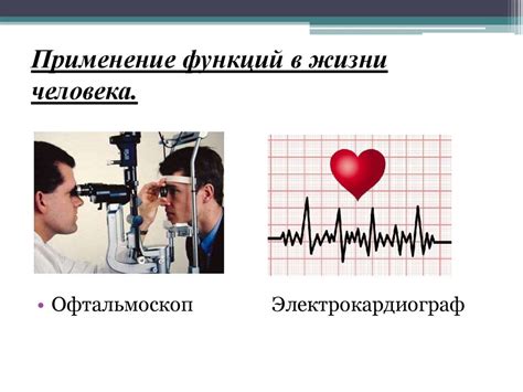 Функции в жизни человека - презентация онлайн