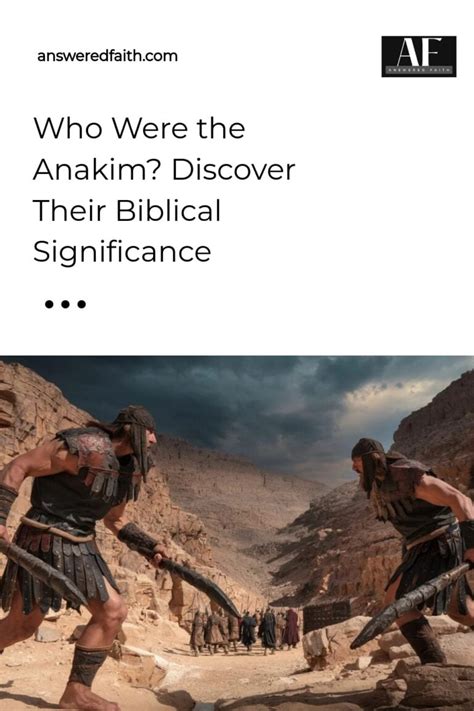 anakim discover  biblical significance