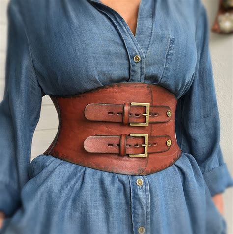 item  unavailable etsy leather corset belt leather corset