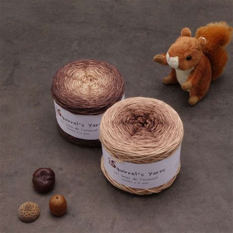 Tourbillon Noisette Sport coloris Écorce de Pin Gradient | Laine ...