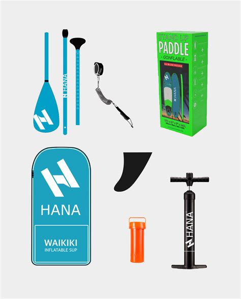 HANA Outdoors | Paddle gonflable 11'6 HANA Waikiki Premium | pack