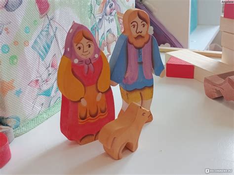 Сказки Дерева Деревянная игрушка "Маша и медведь" - «"Высоко сижу ...