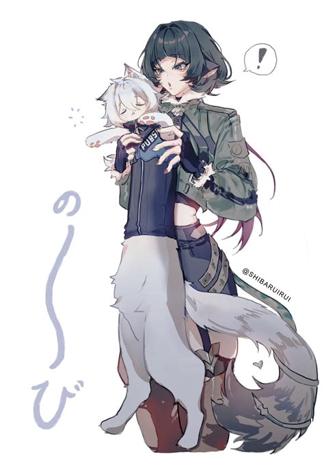 jane doe and seth lowell (zenless zone zero) drawn by shibaruirui