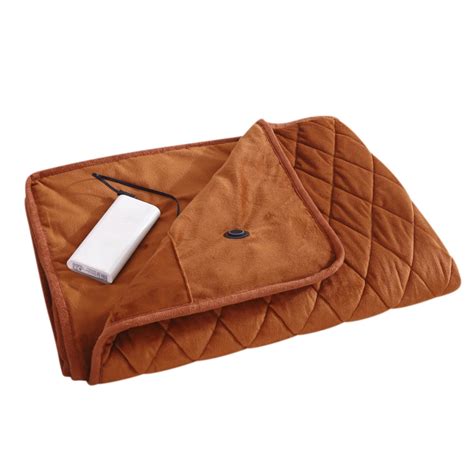 Darzheoy Portable USB Heated Blanket, Battery Operated, 5V/2A USB