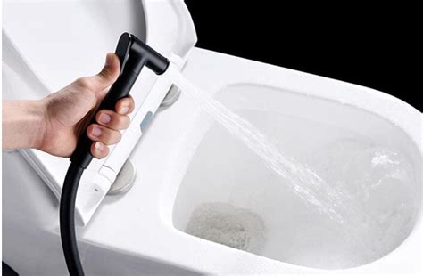 Built-in hygienic shower IMEX MUNICH RDM001/NG, matt black | Urban Concept