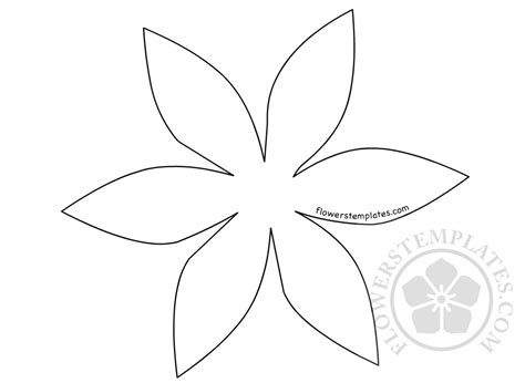 Printable Cut Out Paper Flower Template - Printable Templates