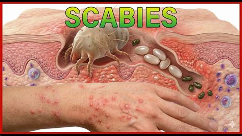 Scabies: Predisposing factors, Pathogenesis, Types, Clinical features ...