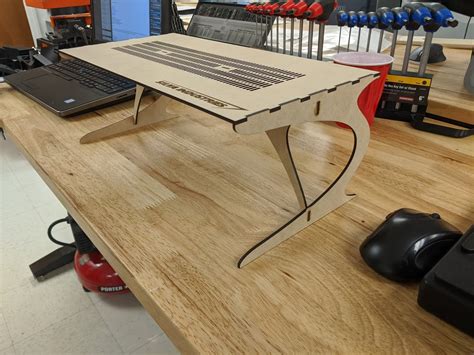 laser cut laptop stand etsy