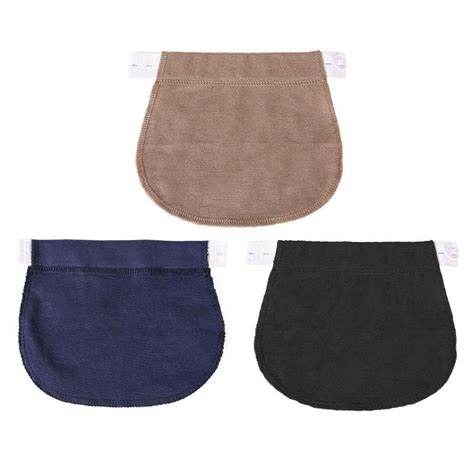 1pc Maternity Waistband Pregnancy Pants Extended Button Belt Pregnant ...