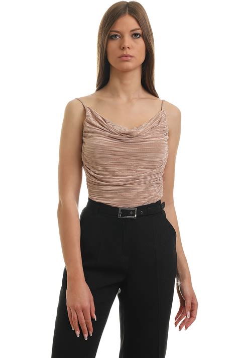 Bluza na bretele puder boje | Modna kuća Luna
