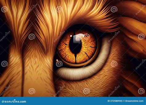 Lion Eyes Close Up Drawings