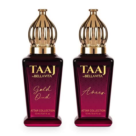Bella Vita Luxury Taaj Gold Spicy Liquid Oud & Ameer Attar Combo With