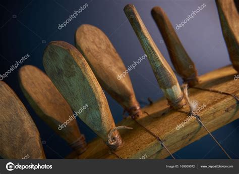 Fragments of Kazakh national musical instruments — Stock Photo ...