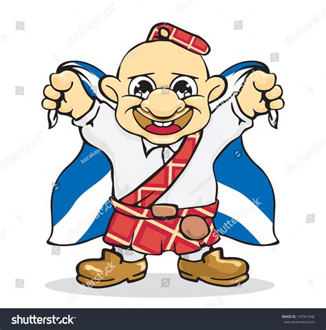 Scottish Flag Waving Stock Photo 147961646 : Shutterstock