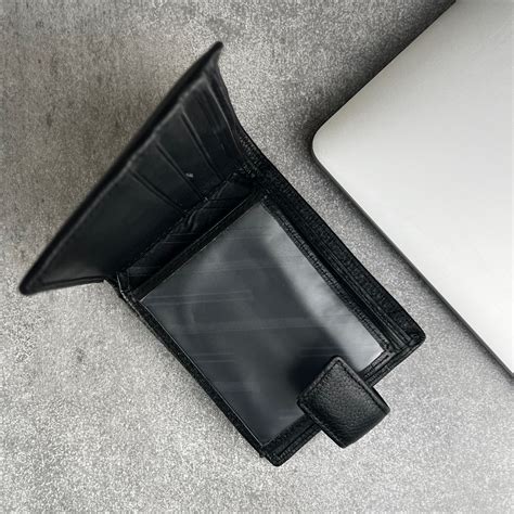 Мужской кожаный кошелек MARIO DION 208A BLACK