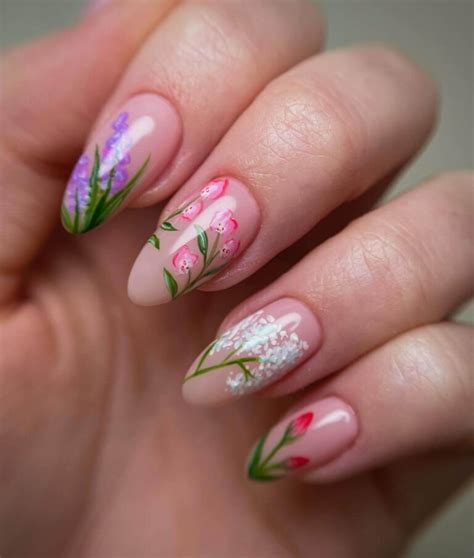 51 Best Spring Floral Nails - Ak Pal Kitchen