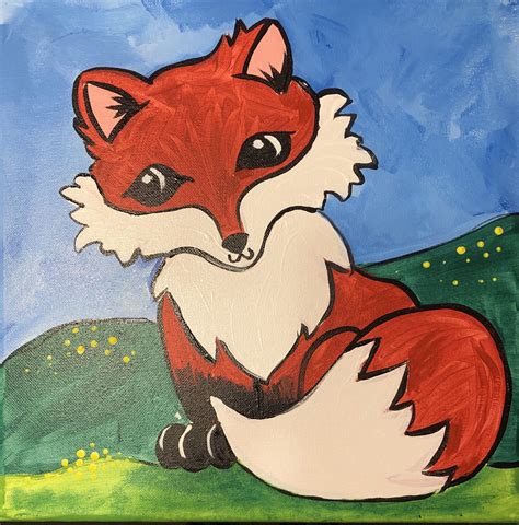 Roxy the Fox - Woodsy - Busy Bees Pottery & Arts Studio Mentor