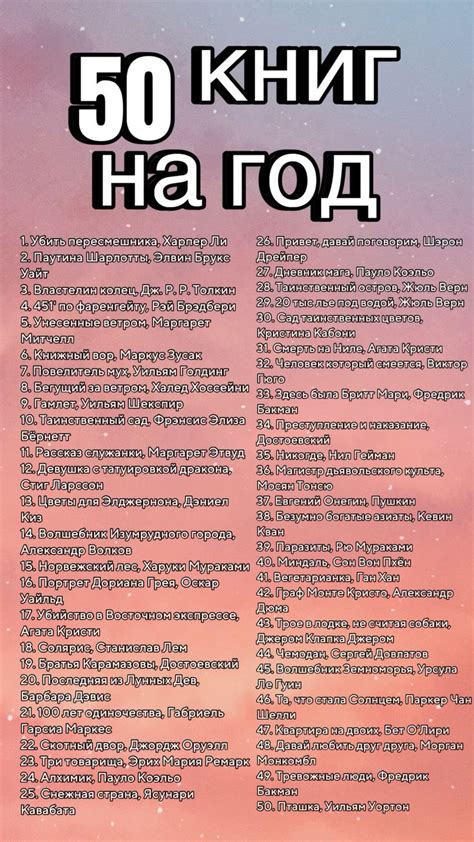 Книги для чтения/подборка книг/ книги для всех/книги которые должен ...