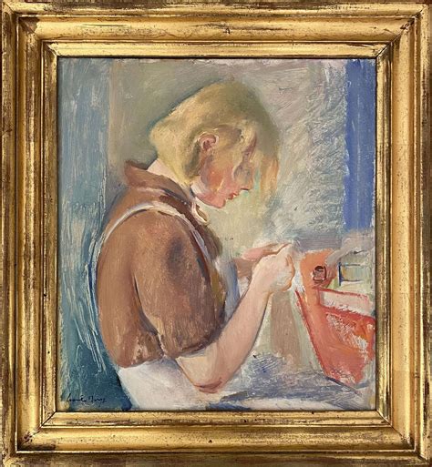 March Auction 2024 Svante Bergh (1885-1946) ‘concentration’ in Oil