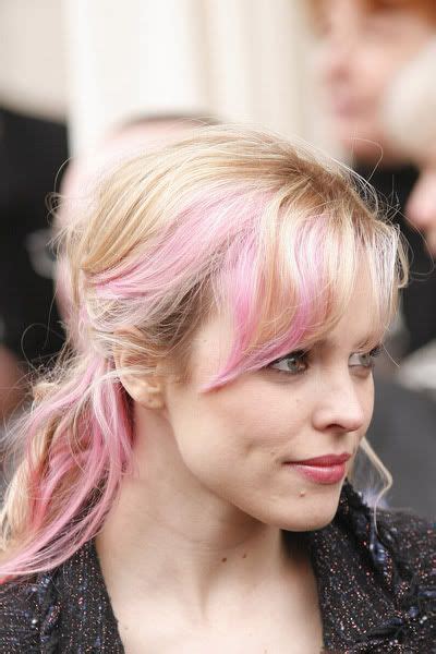 Rachel McAdams Pink Hair - Hair Colors Ideas | Spring hair color, Pink ...