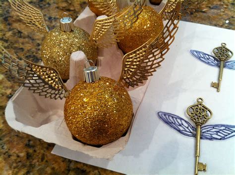 Harry potter diy golden snitch ornament – Artofit